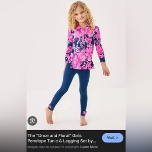 Lilly Pulitzer Girl’s Penelope Tunic and Leggings Set